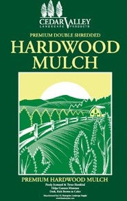cedar valley hardwood mulch bag